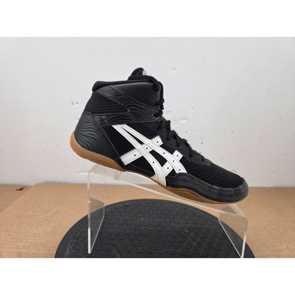 Asics Shoes Mens Size 10 Matflex Wrestling Boxing Black lace up F460523